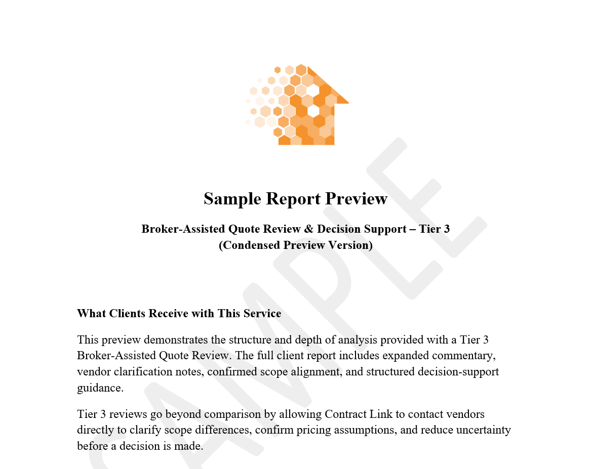 Broker-Assisted Quote Review & Decision Support – Tier 3