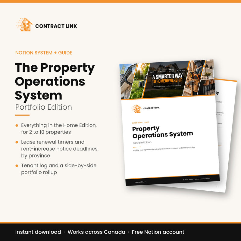 The Property Operations System — Portfolio Edition